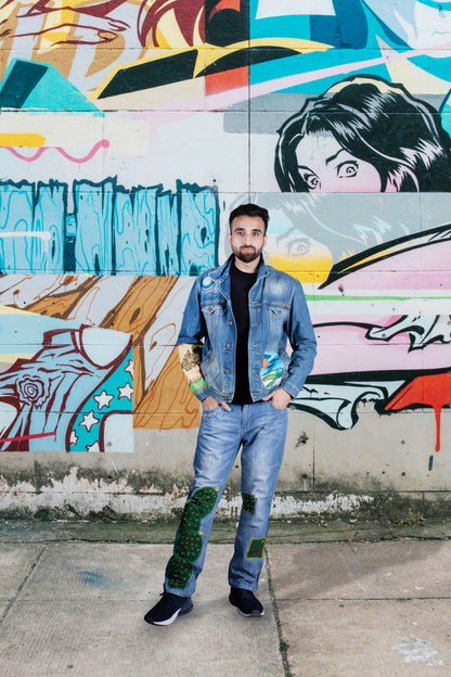 men denim jacket