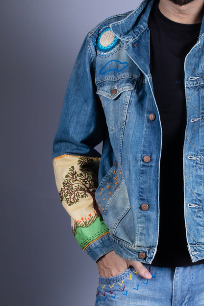 men denim jacket