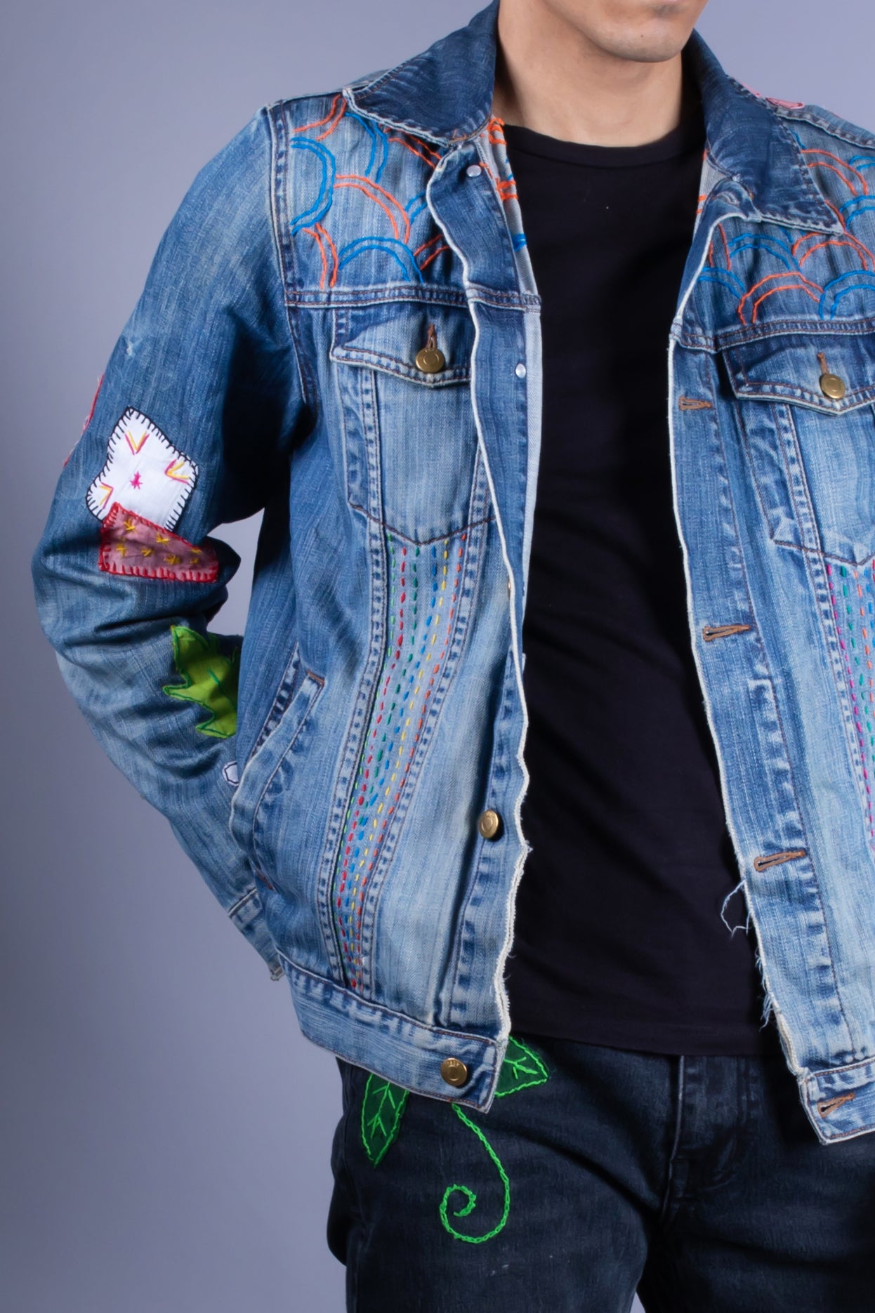 men denim jacket