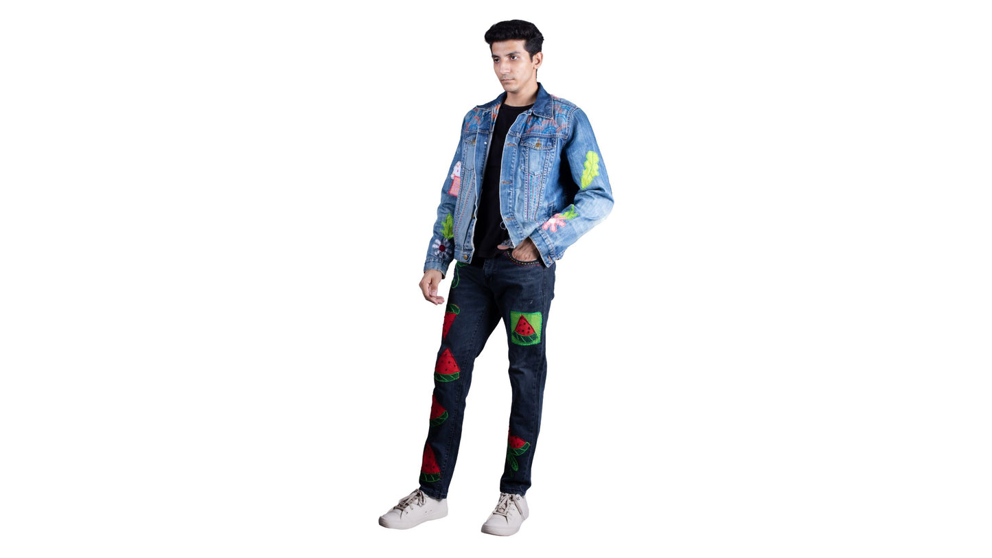 men denim jacket