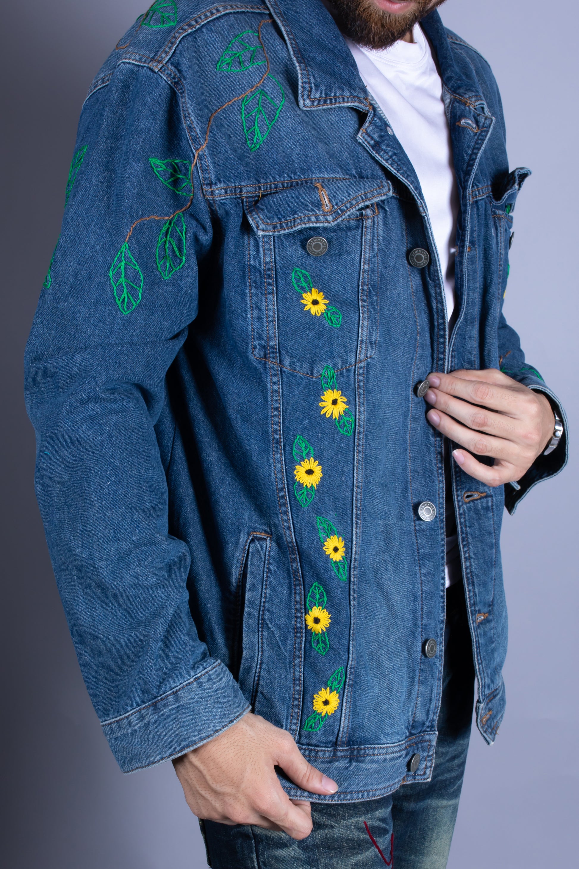 men denim jacket