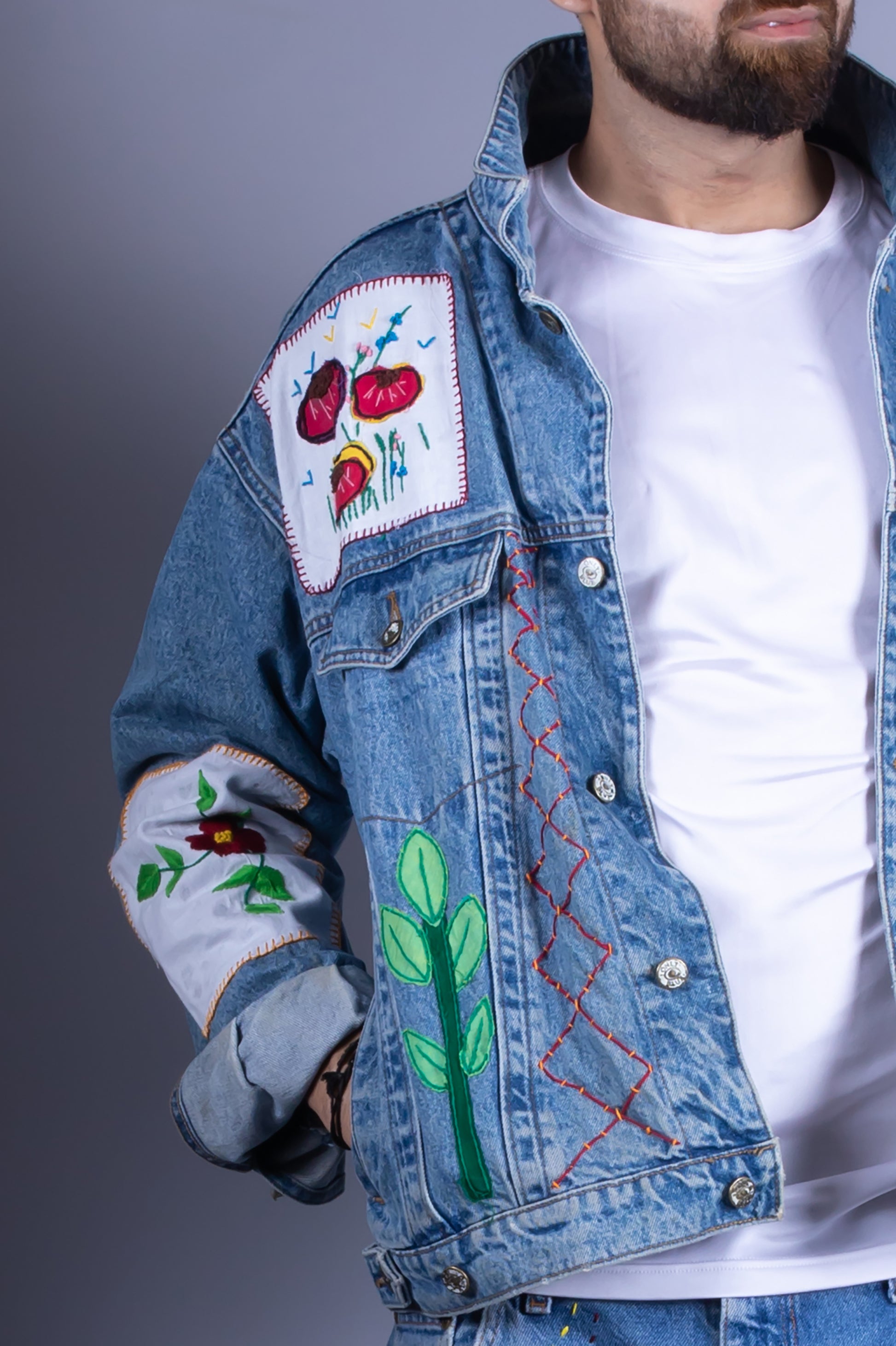 men denim jacket