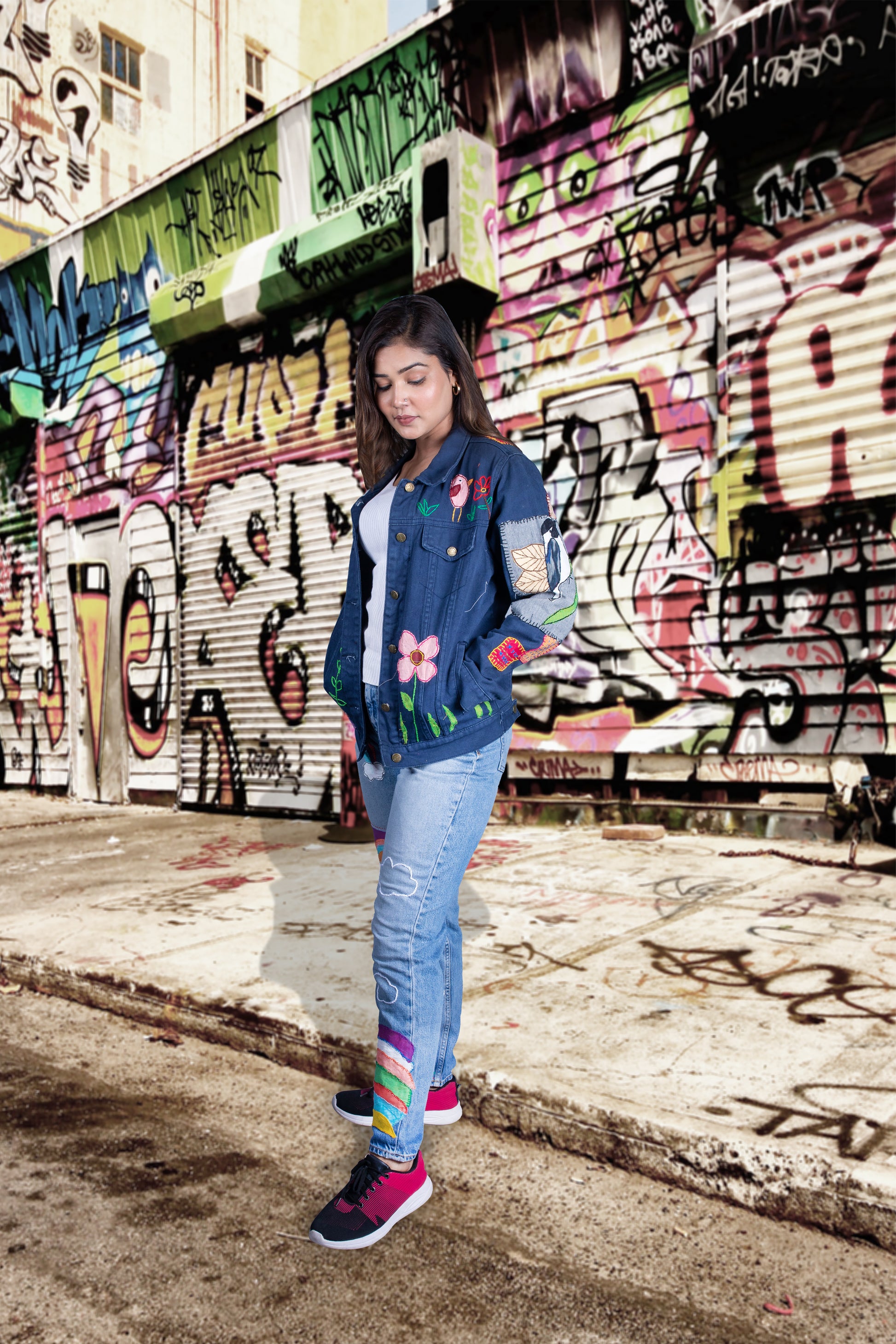 girl denim jacket