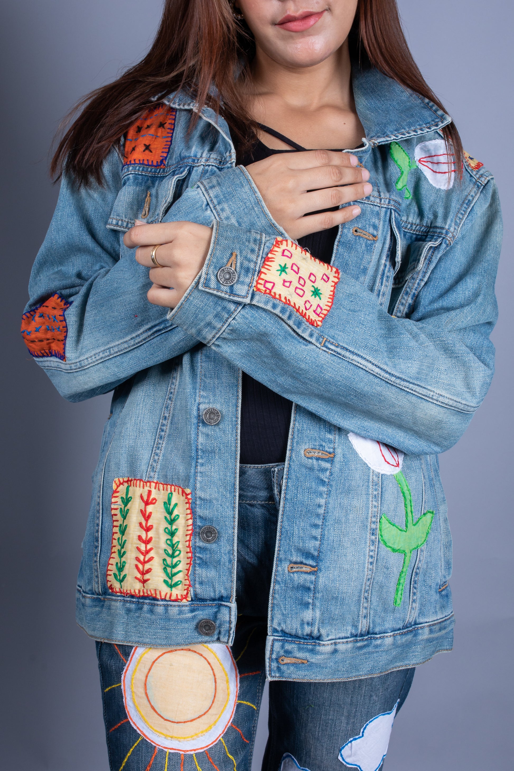 girl denim jacket