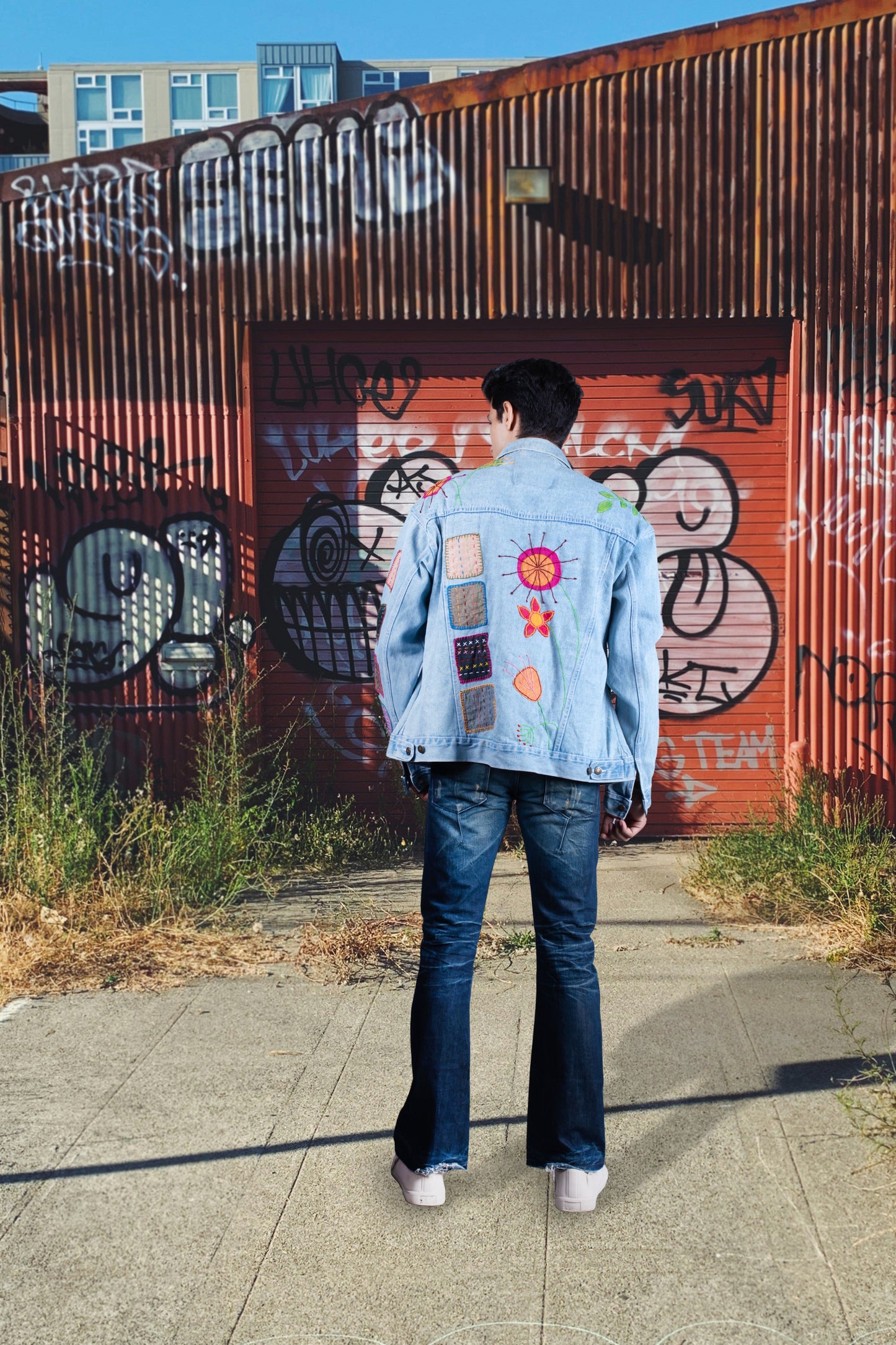 men denim jacket