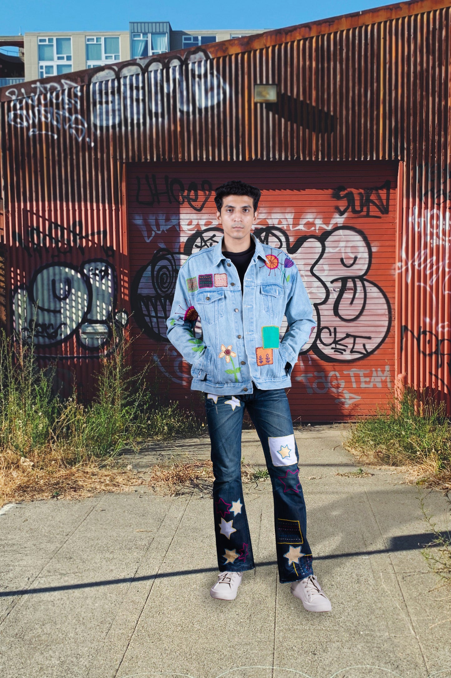 men denim jacket
